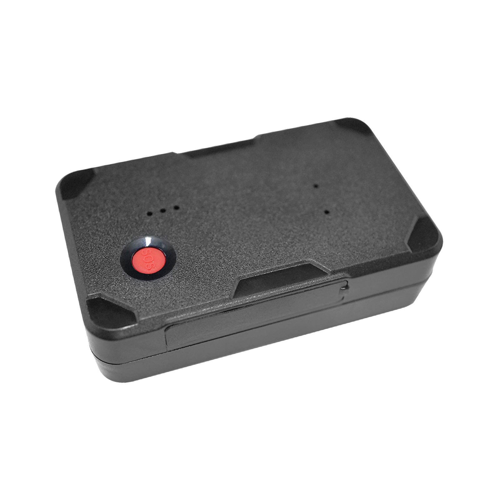 Black 4G mini magnetic GPS tracker for vehicles with durable waterproof casing