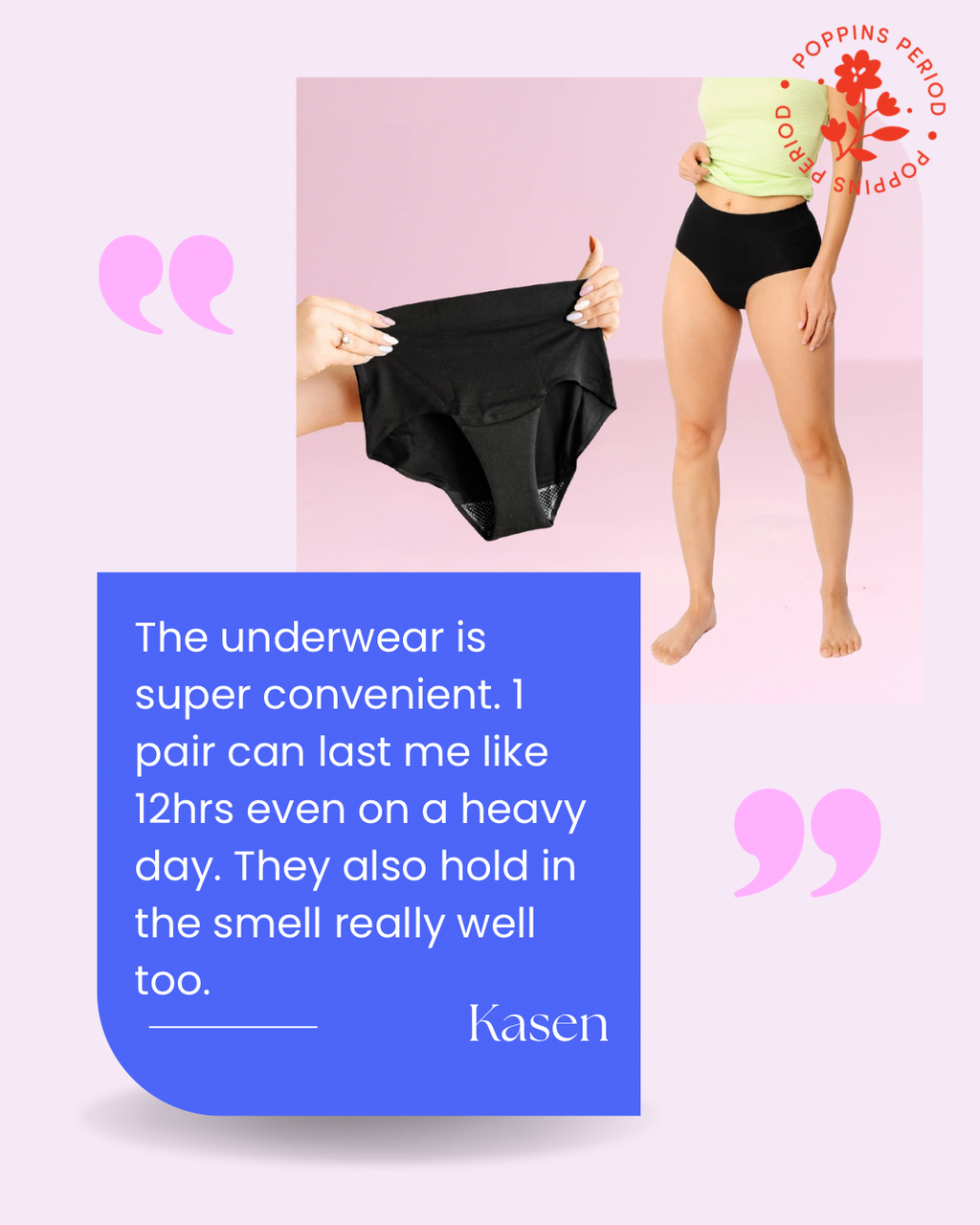 Absorbent period underwear offering leakproof eco-friendly and PFAS-free menstrual protection for women — view 5