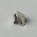 Abstract Asymmetric Silver Ring-0