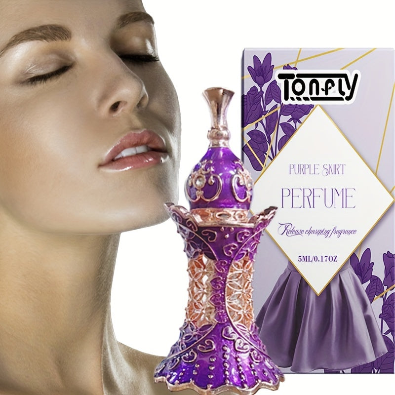 Purple Skirt Floral Perfume travel size bottle of liquid lavender fragrance for sensitive skin — view 4