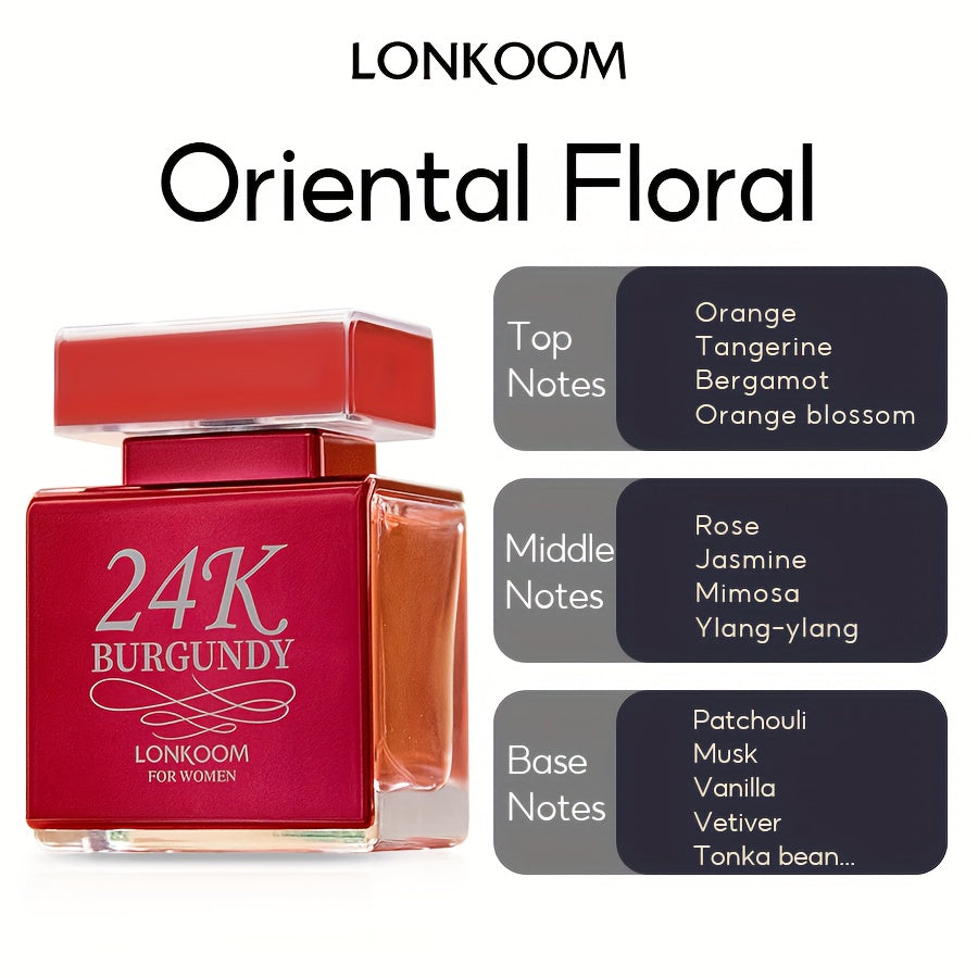 Elegant 100ml women's oriental floral eau de parfum glass bottle with refreshing liquid fragrance inside. — view 3
