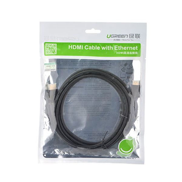 Black 3-meter Mini HDMI to HDMI cable with gold-plated connectors for digital cameras — view 3