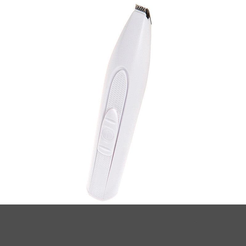 White electric pet hair clippers with ceramic blade and ergonomic handle for dog and cat grooming — view 3