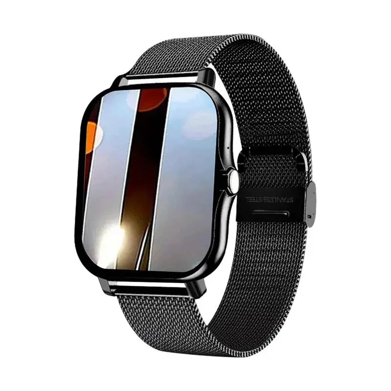 NNEOBA Smart Watch Android Bluetooth Call Fitness Tracker (Black)