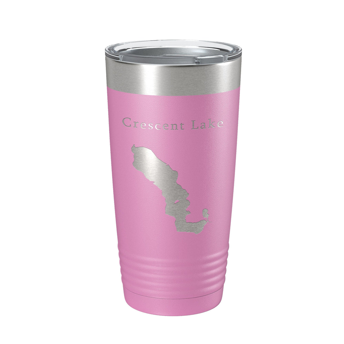 Crescent Lake Map Tumbler Travel Mug Insulated Laser Engraved Coffee Cup Florida 20 oz-14