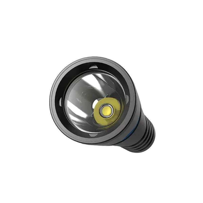 XTAR Hunter DH1 black aluminum alloy dive light with magnetic button and lanyard for spearfishing — view 3