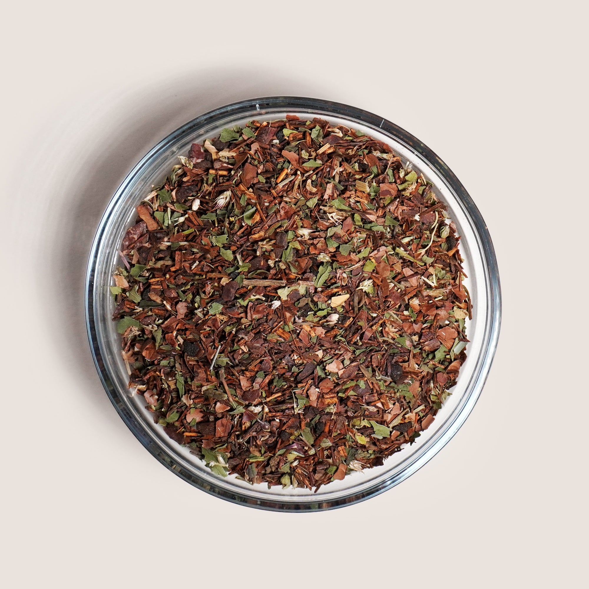 After Dinner Mint organic herbal tea blend with chocolate mint and valerian root for relaxation — view 2