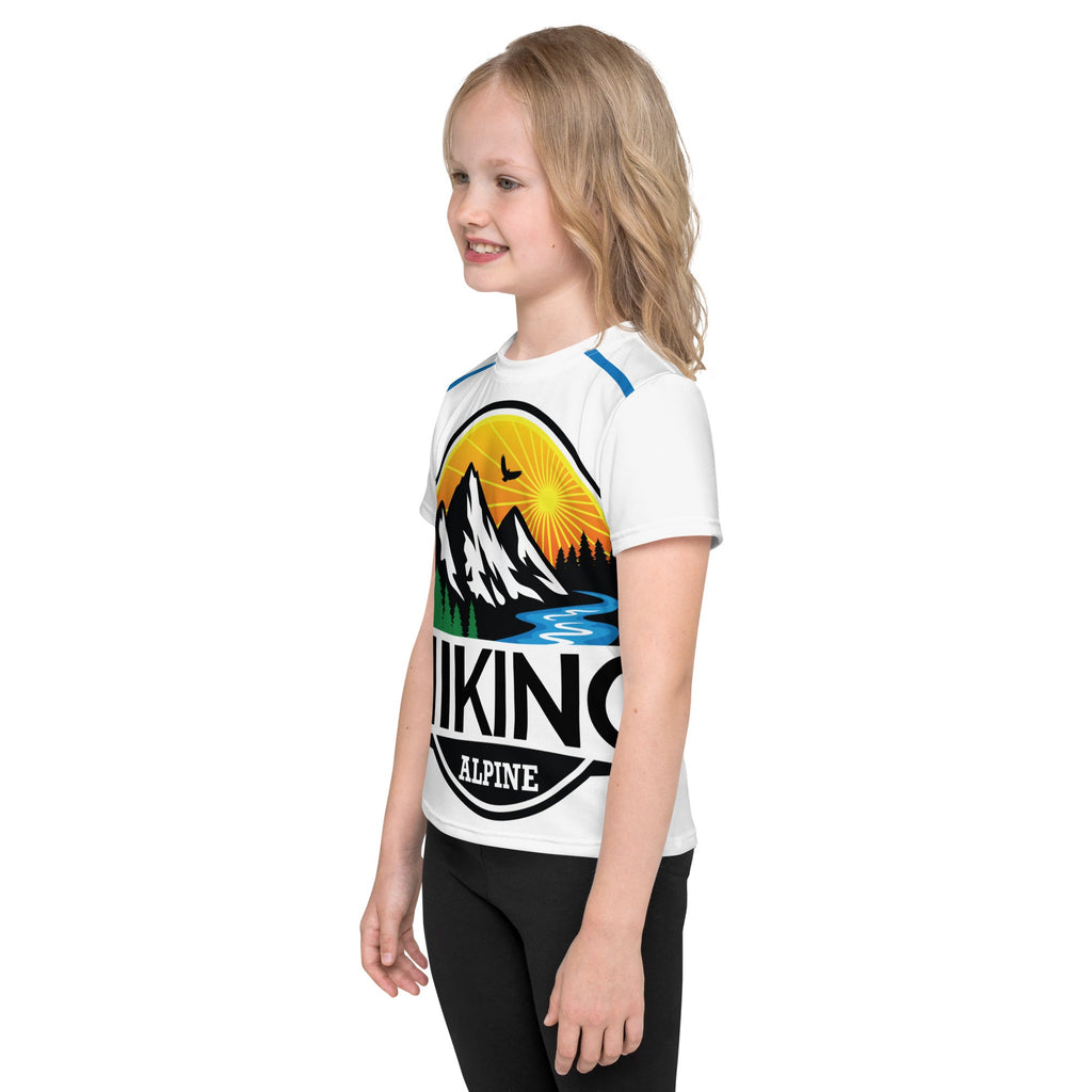 Hiking Alpine Kids crew neck t-shirt-1