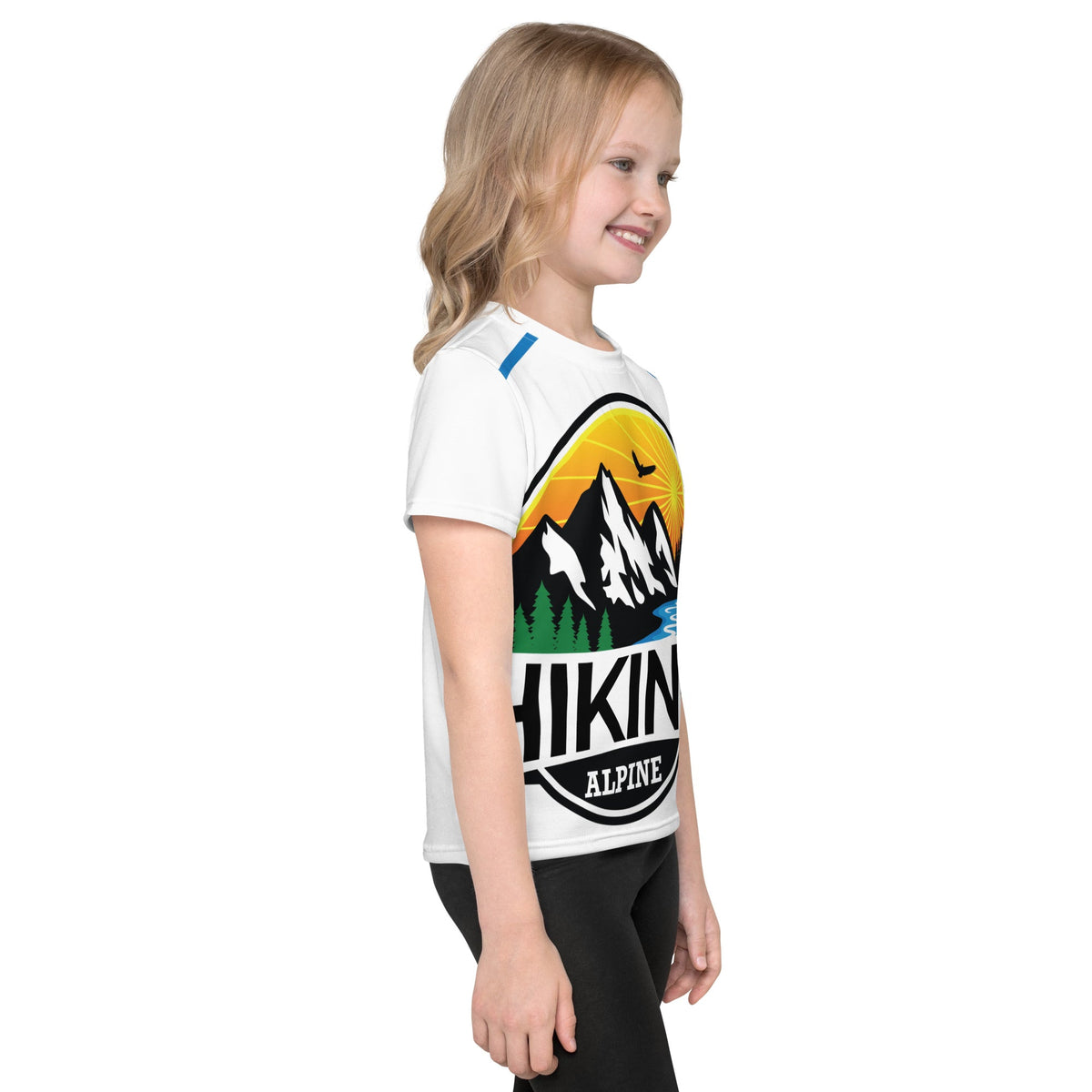 Hiking Alpine Kids crew neck t-shirt-2