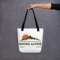 Hiking Alpine Peak Tote Bag-0