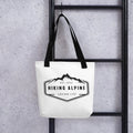 Hiking Alpine Trails Tote Bag-0