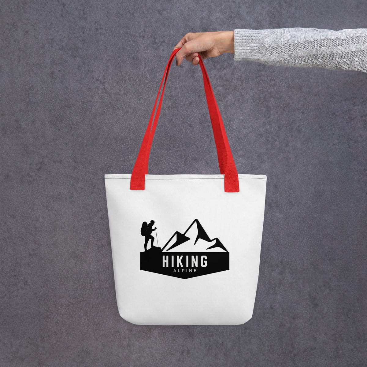 Hiking Alpine Top Tote Bag-1