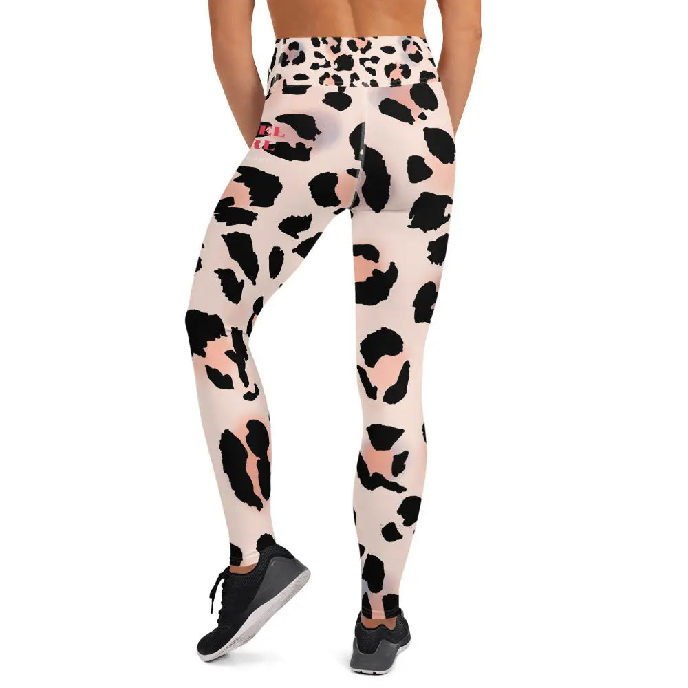 Women's high-waisted yoga leggings in smooth microfiber fabric ideal for fitness and everyday athleisure wear — view 3