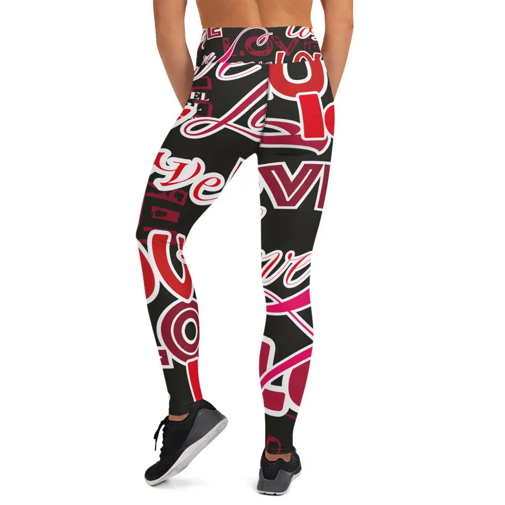 High-waisted yoga leggings in smooth four-way stretch microfiber fabric for active fitness and comfortable daily wear — view 3