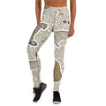 High-waisted premium yoga leggings in moisture-wicking fabric featuring a supportive fit for active fitness.
