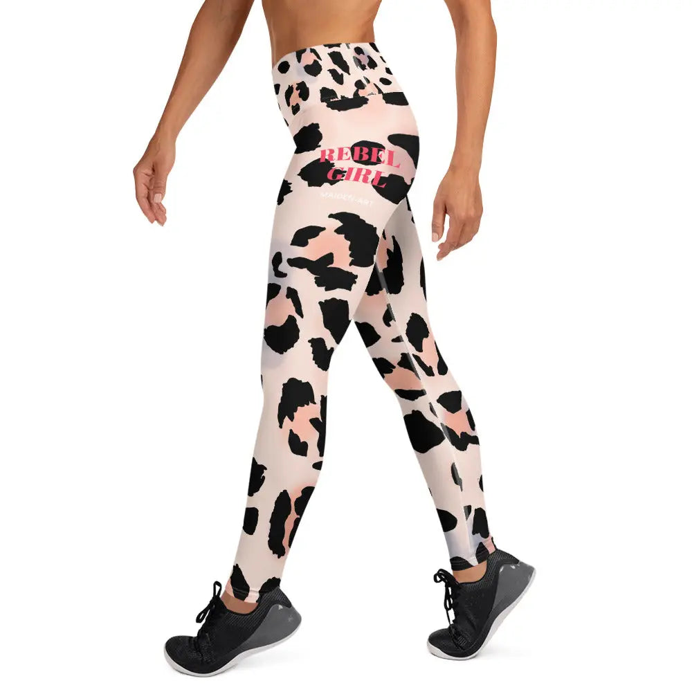 Women's high-waisted yoga leggings in smooth microfiber fabric ideal for fitness and everyday athleisure wear — view 2