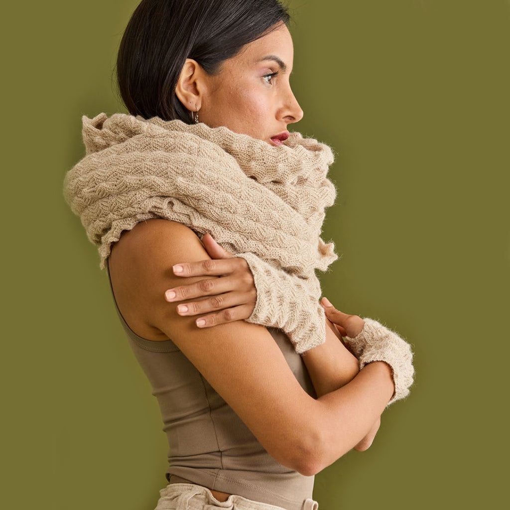 Andean Crochet Alpaca Gloves-2