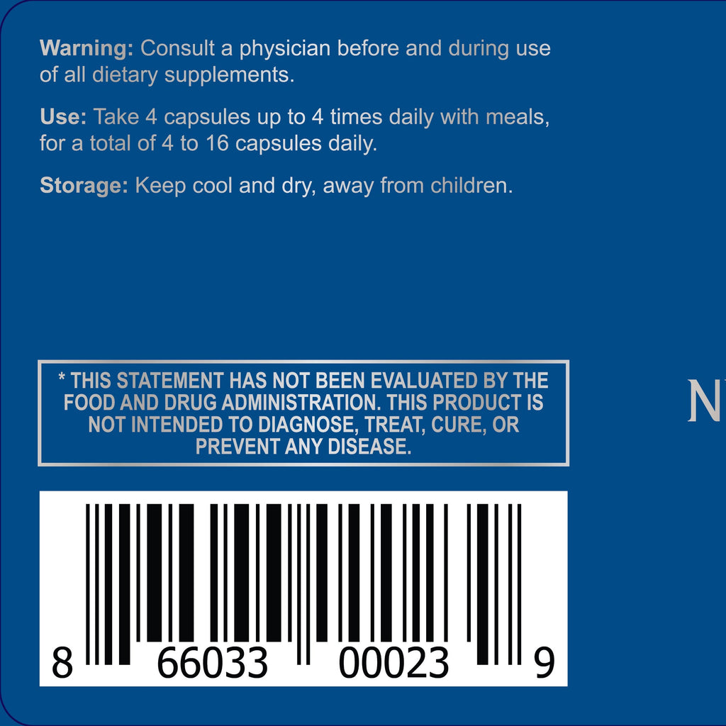 Alpha Neuroprotector brain health dietary supplement bottle with 120 capsules against a clean background — view 5