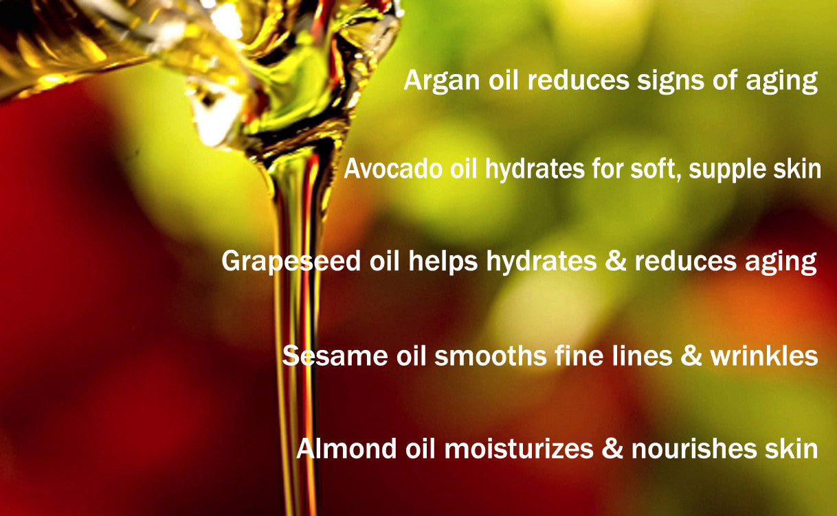 Two ounce bottle of natural anti-aging face serum with botanical oils and plant extracts. — view 2