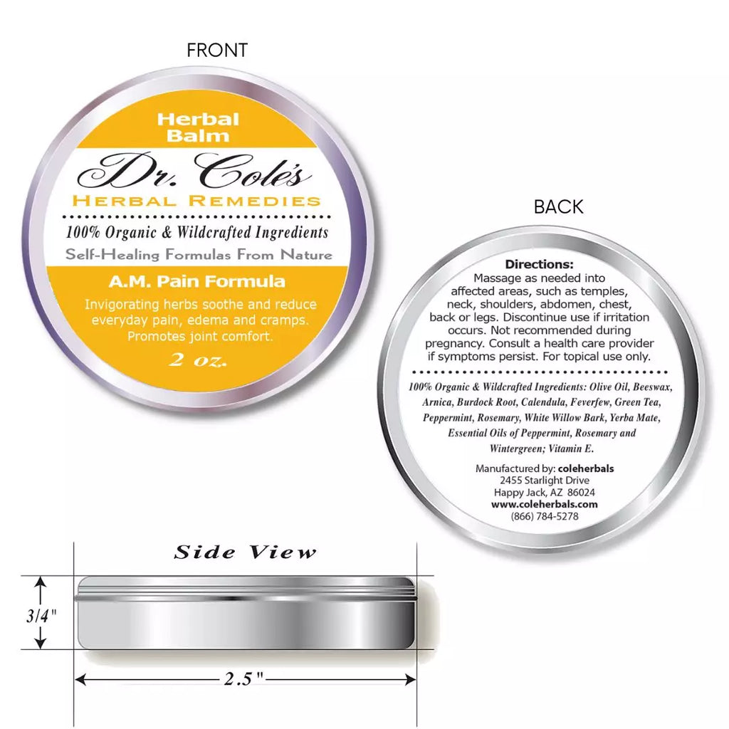 21 - Dr. Cole's A.M. Pain Herbal Balm-1