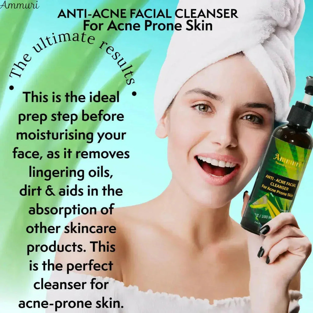 Ammuri 3-in-1 deep cleansing milk bottle for gentle daily makeup removal and skin hydration — view 3