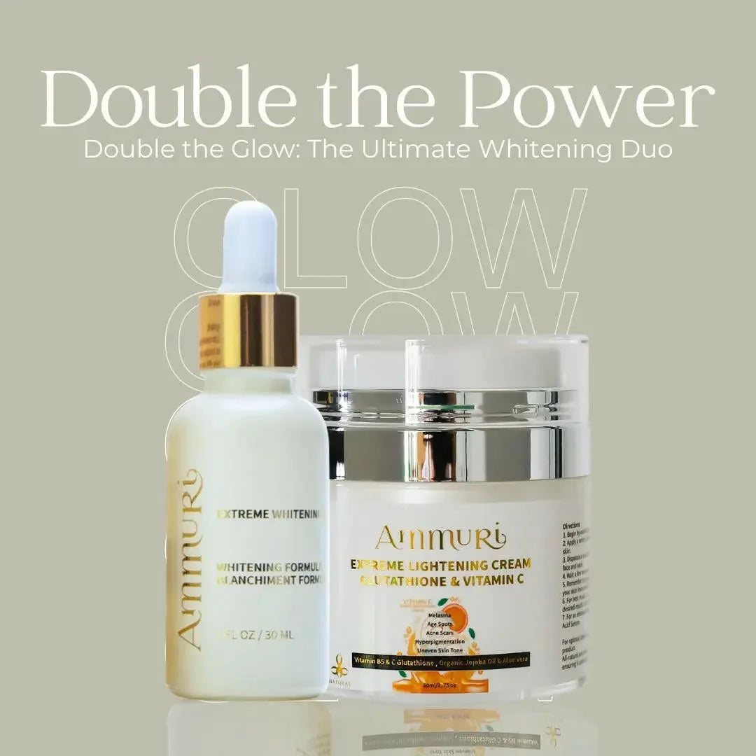 Brightening Cream & Serum Set for Radiant & Even Skin Tone | Ammuri-2