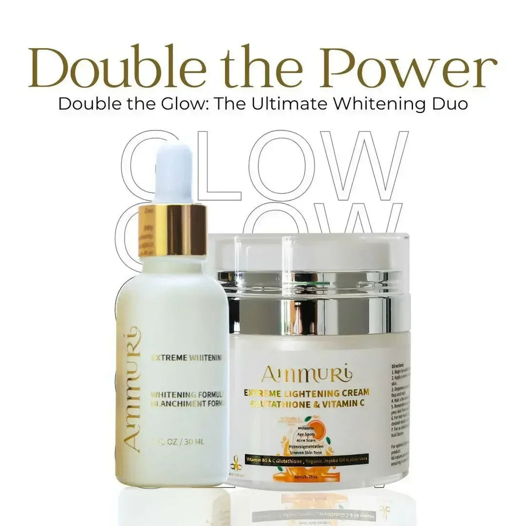 Brightening Cream & Serum Set for Radiant & Even Skin Tone | Ammuri-1