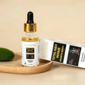 Natural botanical hair oil in a 50ml bottle for thinning hair and dry scalp nourishment