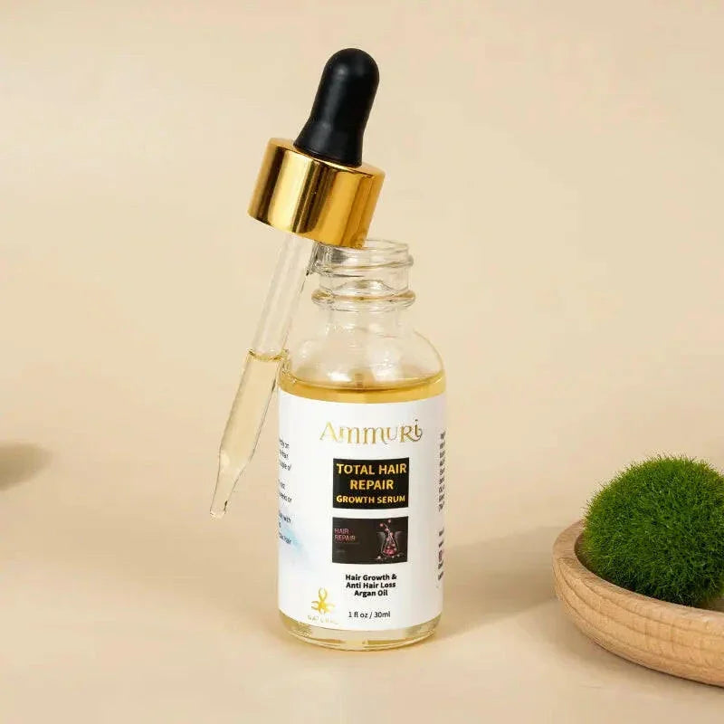 Natural botanical hair oil in a 50ml bottle for thinning hair and dry scalp nourishment — view 5