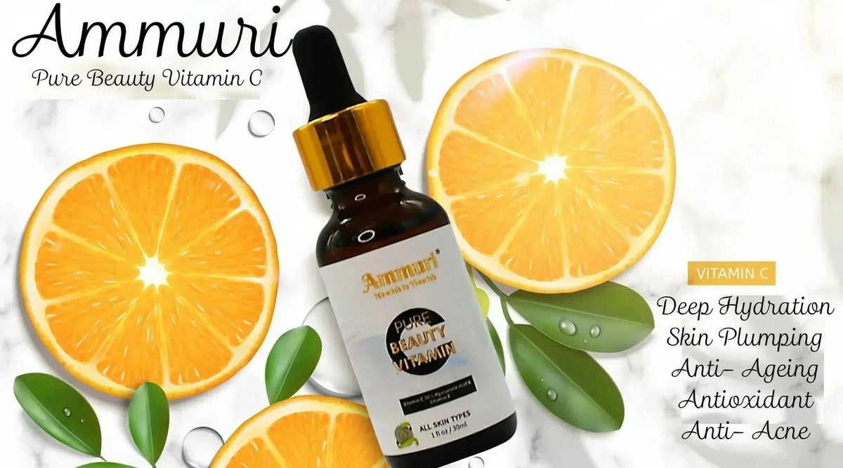 Vitamin C 30% Face Serum with Hyaluronic Acid (30ml) | Ammuri-3