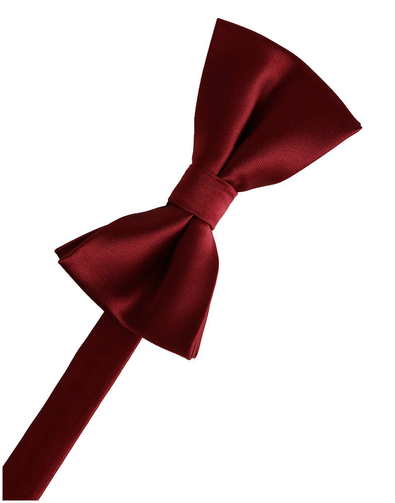 Eternity pre-tied butterfly bow tie in premium satin twill with an adjustable neckband