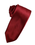 Solid color Eternity men's necktie made of premium woven satin twill in a self tie style
