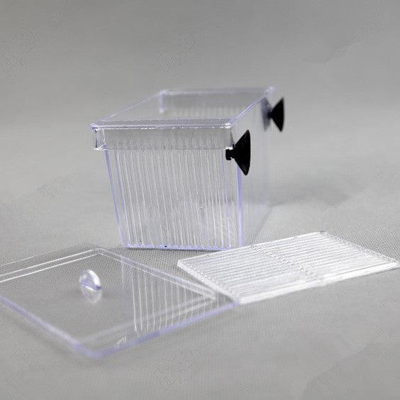 Transparent plastic aquarium fish tank hatchery box for breeding and isolating small aquatic pets — view 3