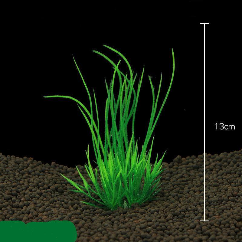 Vibrant plastic artificial water plants for fish tank decoration in multiple colors. — view 4