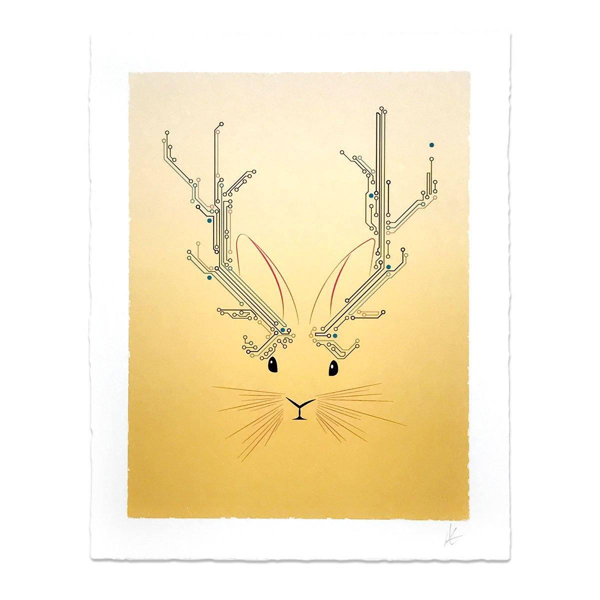 Jackalope Art Print-0
