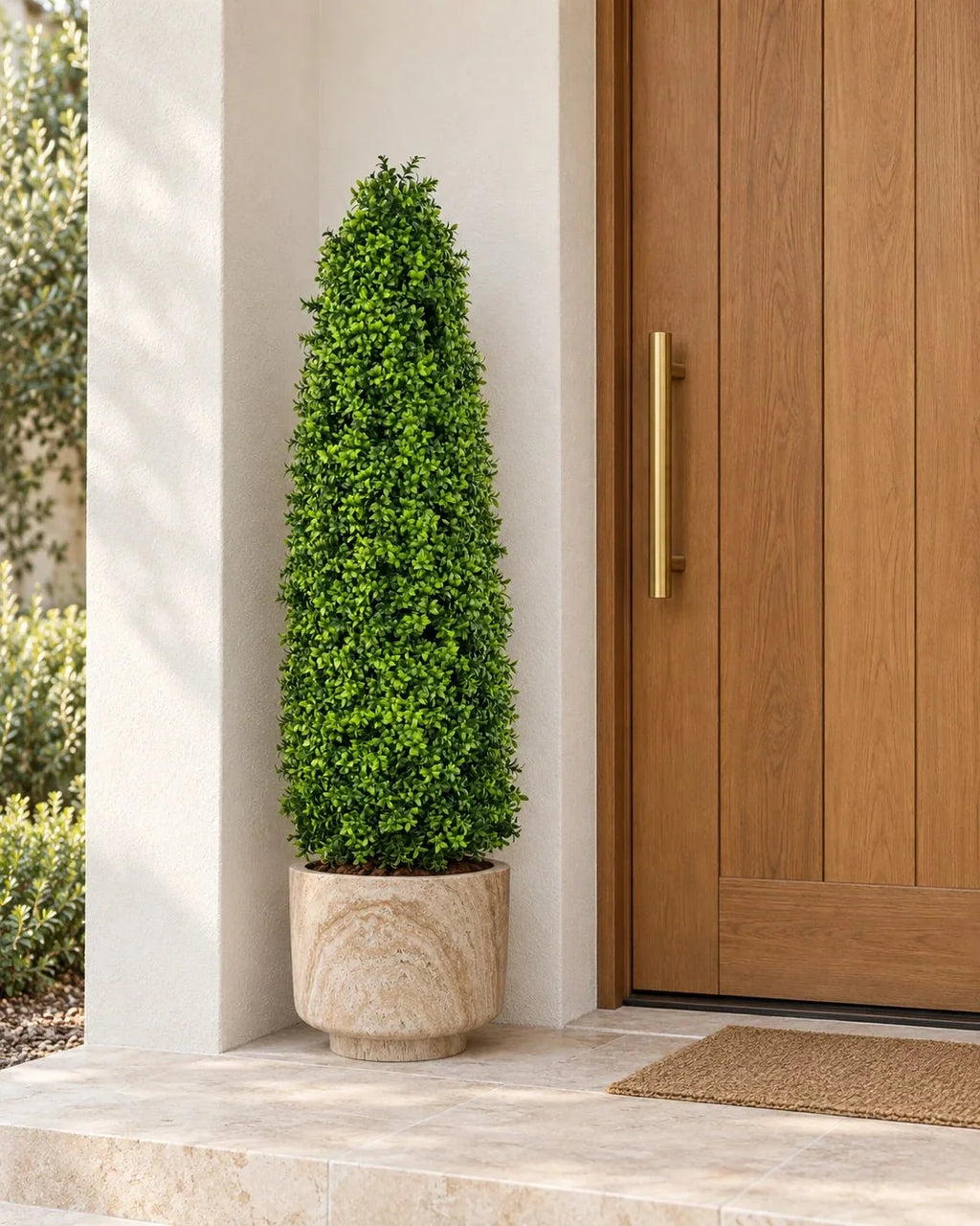 Bright Buxus Artificial Tree 47.2in – UV Resistant-4