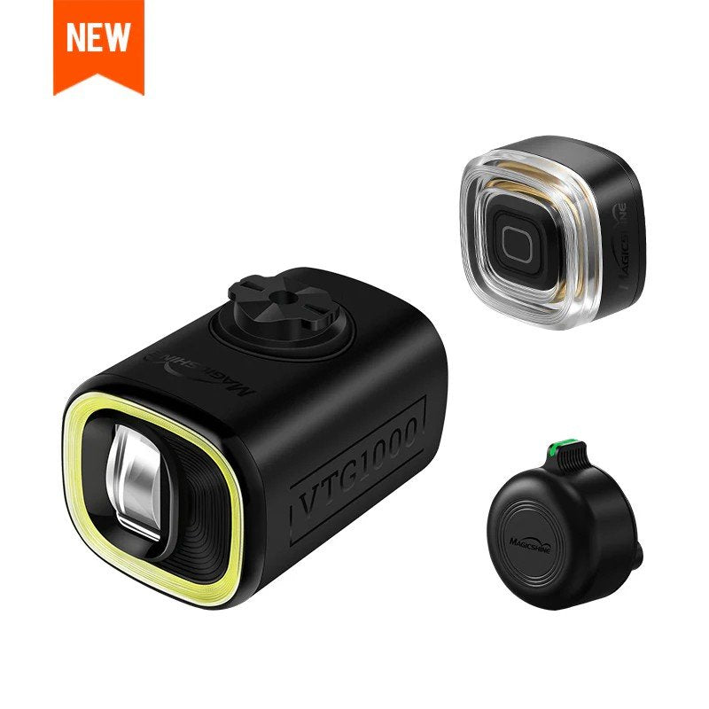 Magicshine VTG 1000 front light and tail light set for Brompton folding bikes with wireless remote — view 5