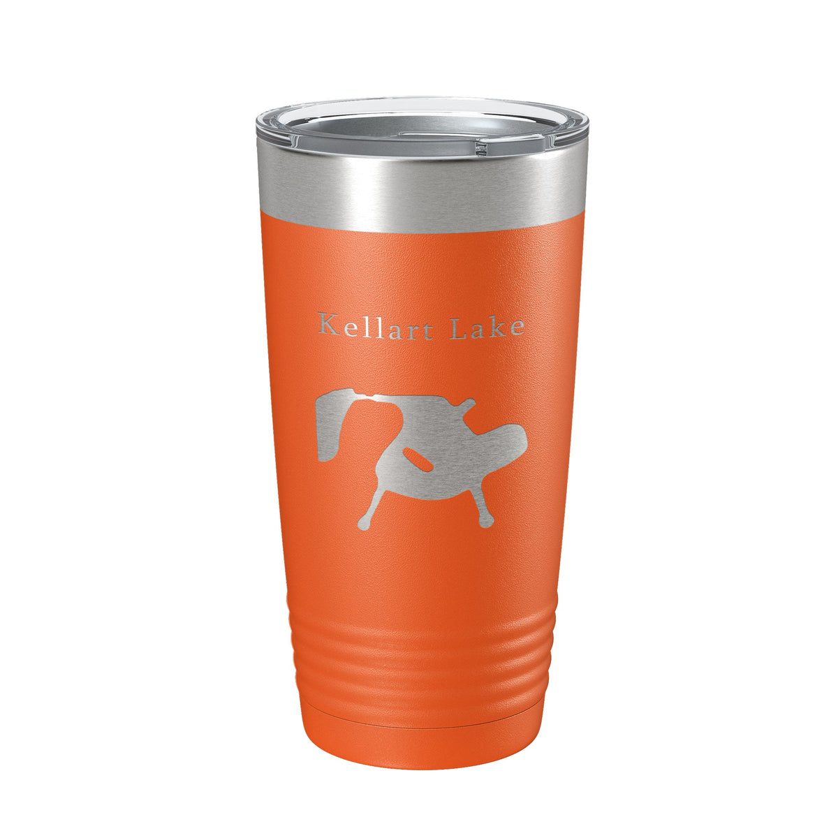 Kellart Lake Map Tumbler Travel Mug Insulated Laser Engraved Coffee Cup Illinois 20 oz-17