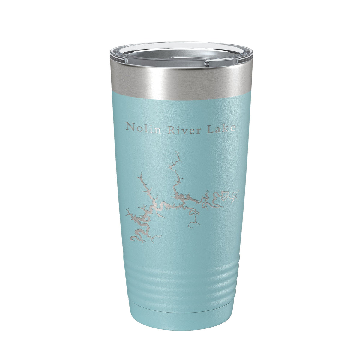 Nolin River Lake Map Tumbler Travel Mug Insulated Laser Engraved Coffee Cup Kentucky 20 oz-13