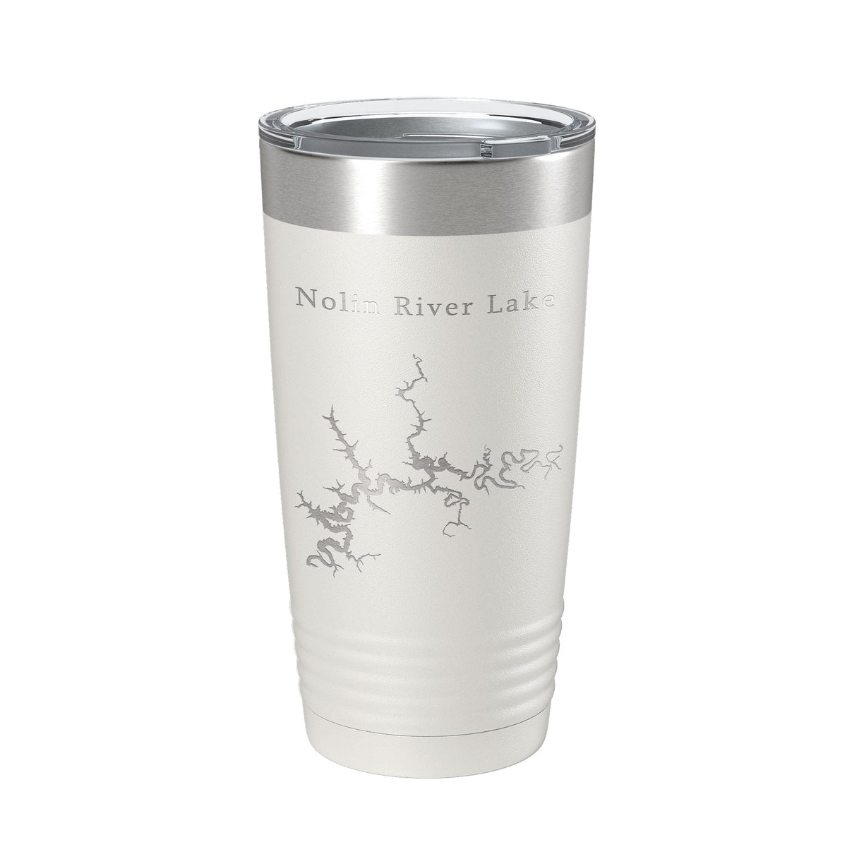 Nolin River Lake Map Tumbler Travel Mug Insulated Laser Engraved Coffee Cup Kentucky 20 oz-1