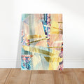 'Loom Series' Abstract I 18x24 Museum-Quality Matte Paper Poster | Original Artwork by American Artist Barbara Cleary-0
