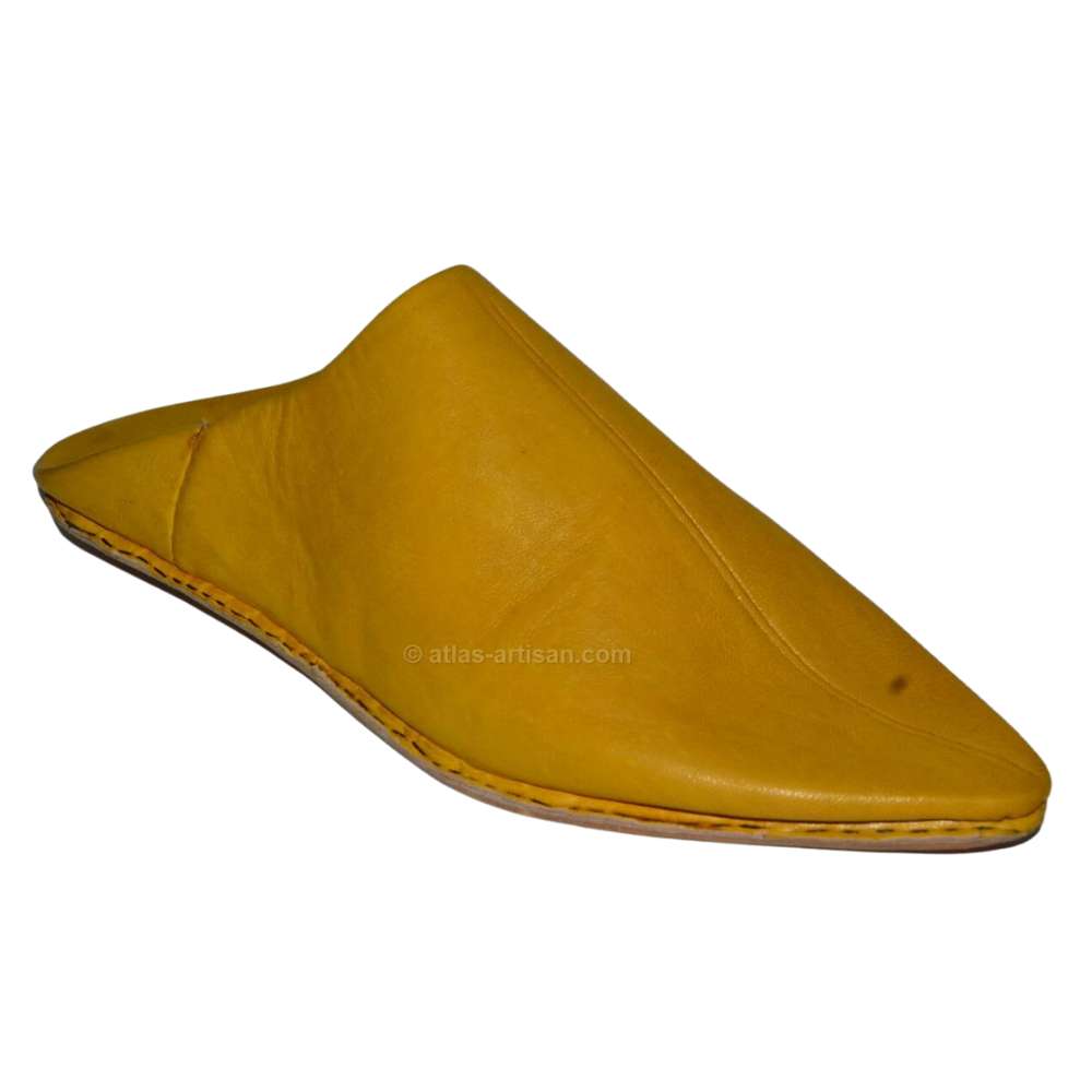 Seltan leather slippers for men premium handmade Moroccan casual footwear with durable rubber soles — view 2