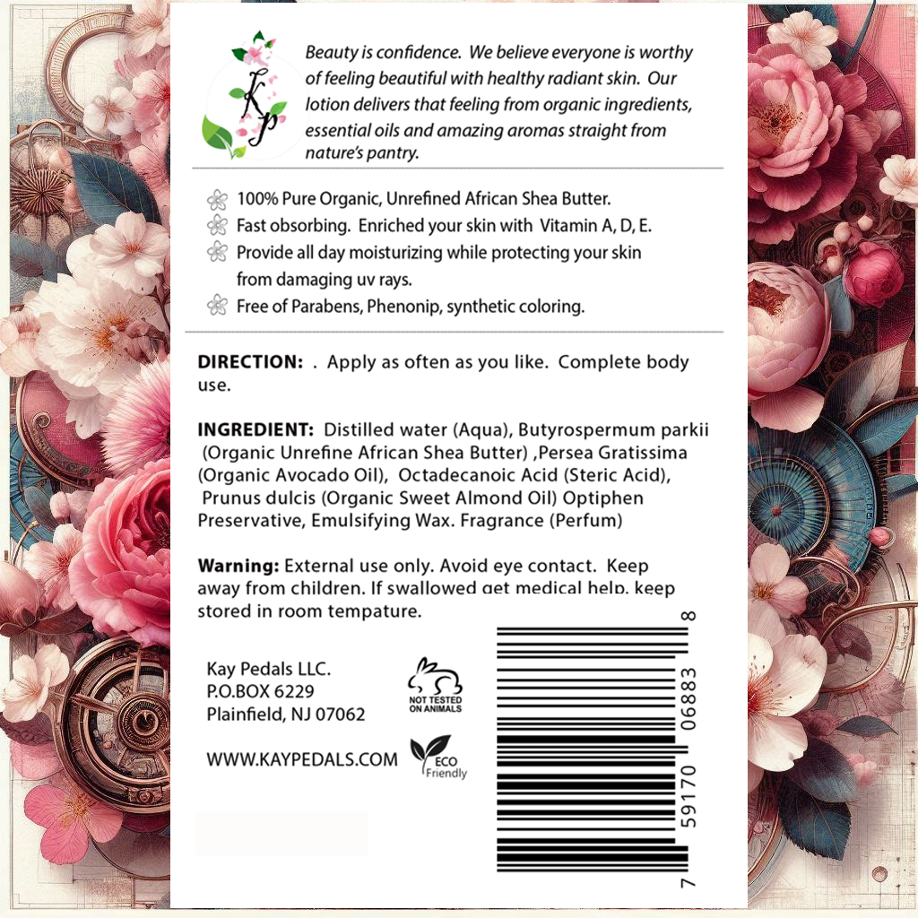 Tokyo Cherry Blossom Natural Organic Body Lotion 12oz-2