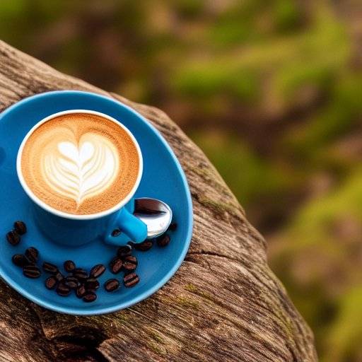 Bali Blue Organic Espresso whole bean coffee in a premium bag with roasted coffee beans. — view 4