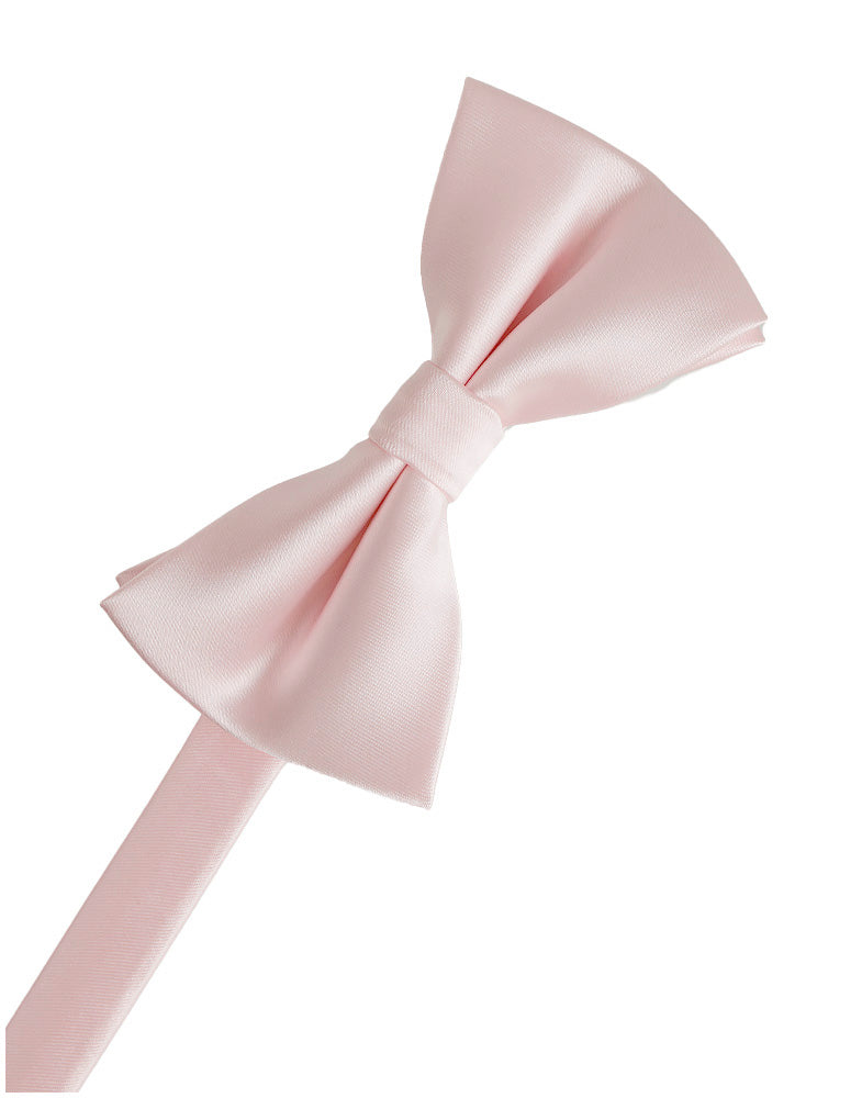 Eternity pre-tied butterfly bow tie in premium satin twill with an adjustable neckband — view 2