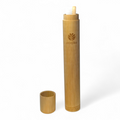Sustainable bamboo toothbrush travel holder with ventilation hole displayed on a clean background