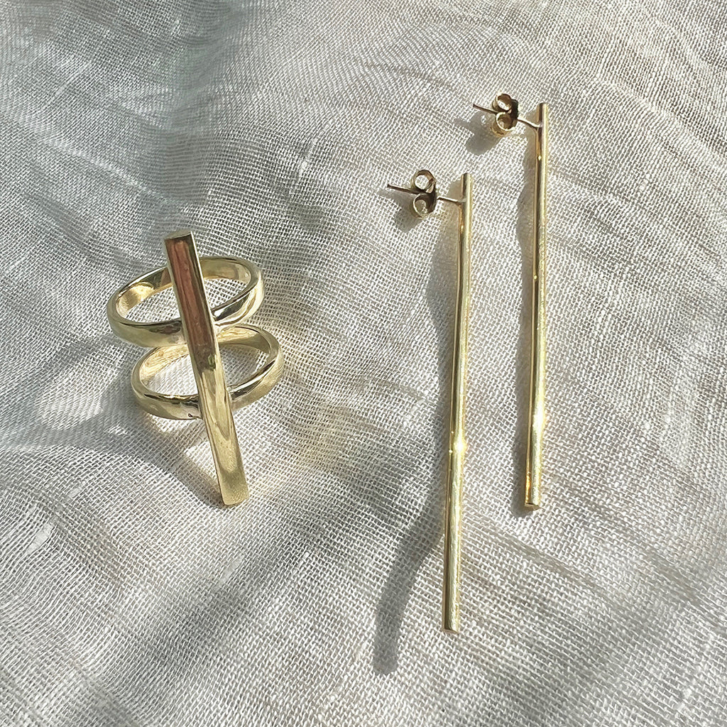 Minimal Bar Earrings-3