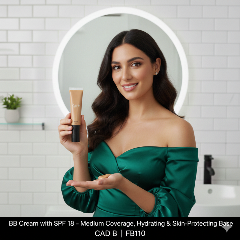 Lightweight hydrating BB cream with SPF 18 in 30 mL recyclable packaging for everyday face coverage — view 2