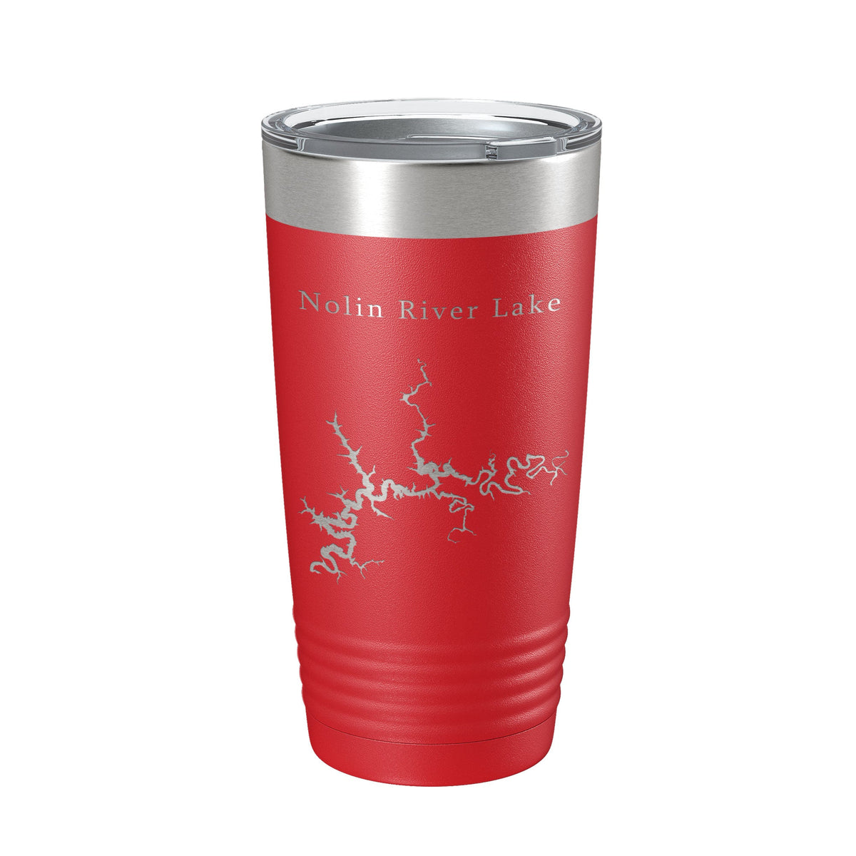 Nolin River Lake Map Tumbler Travel Mug Insulated Laser Engraved Coffee Cup Kentucky 20 oz-10