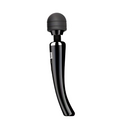 Black high-frequency portable handheld deep tissue massager for full body muscle relief and relaxation